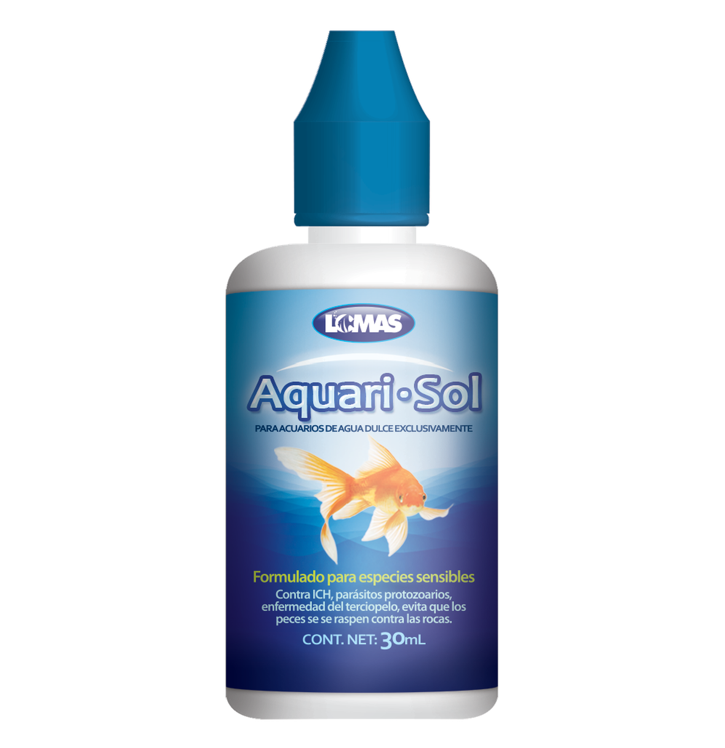 Lomas tratamiento peces japoneses goldfish Aquari-Sol 30 Ml | G.Valkyria - imagen 1