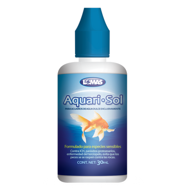 Lomas tratamiento peces japoneses goldfish Aquari-Sol 30 Ml | G.Valkyria - imagen 1