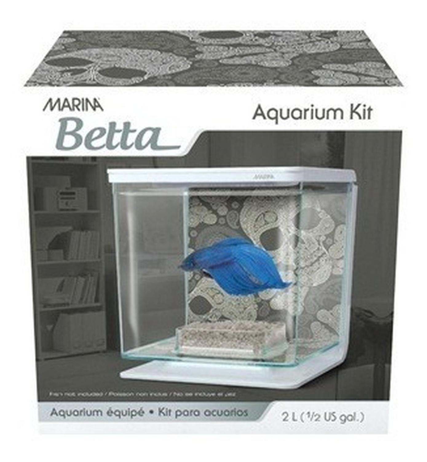 Marina Pecera Para Bettas Beta Kit Craneo Equipada 2 litros | G.Valkyria - imagen 4
