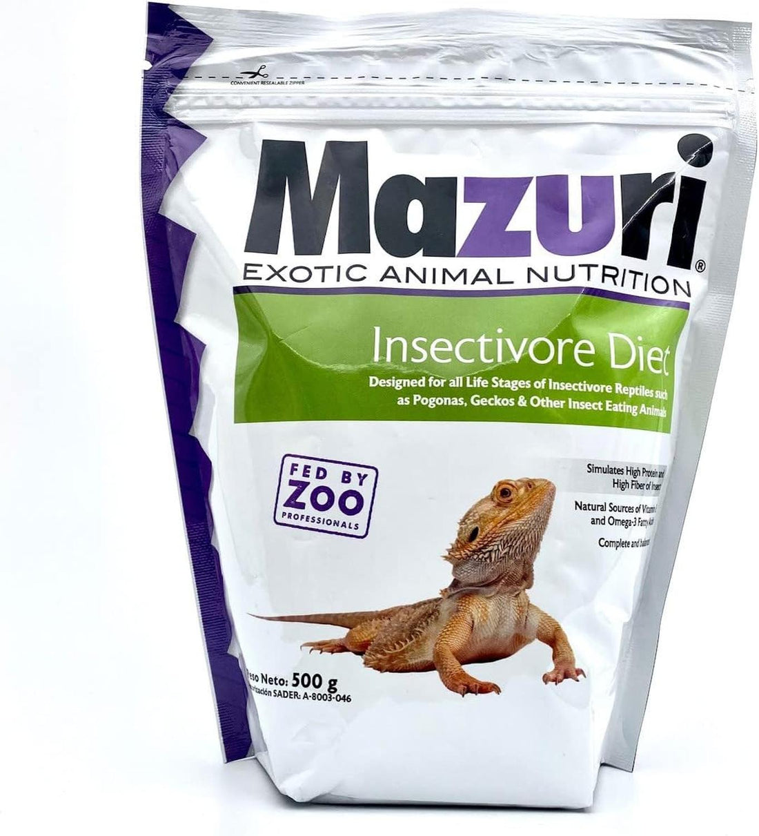 Alimento Mazuri dieta para dragón barbado pogona 500 g | G.Valkyria - imagen 1