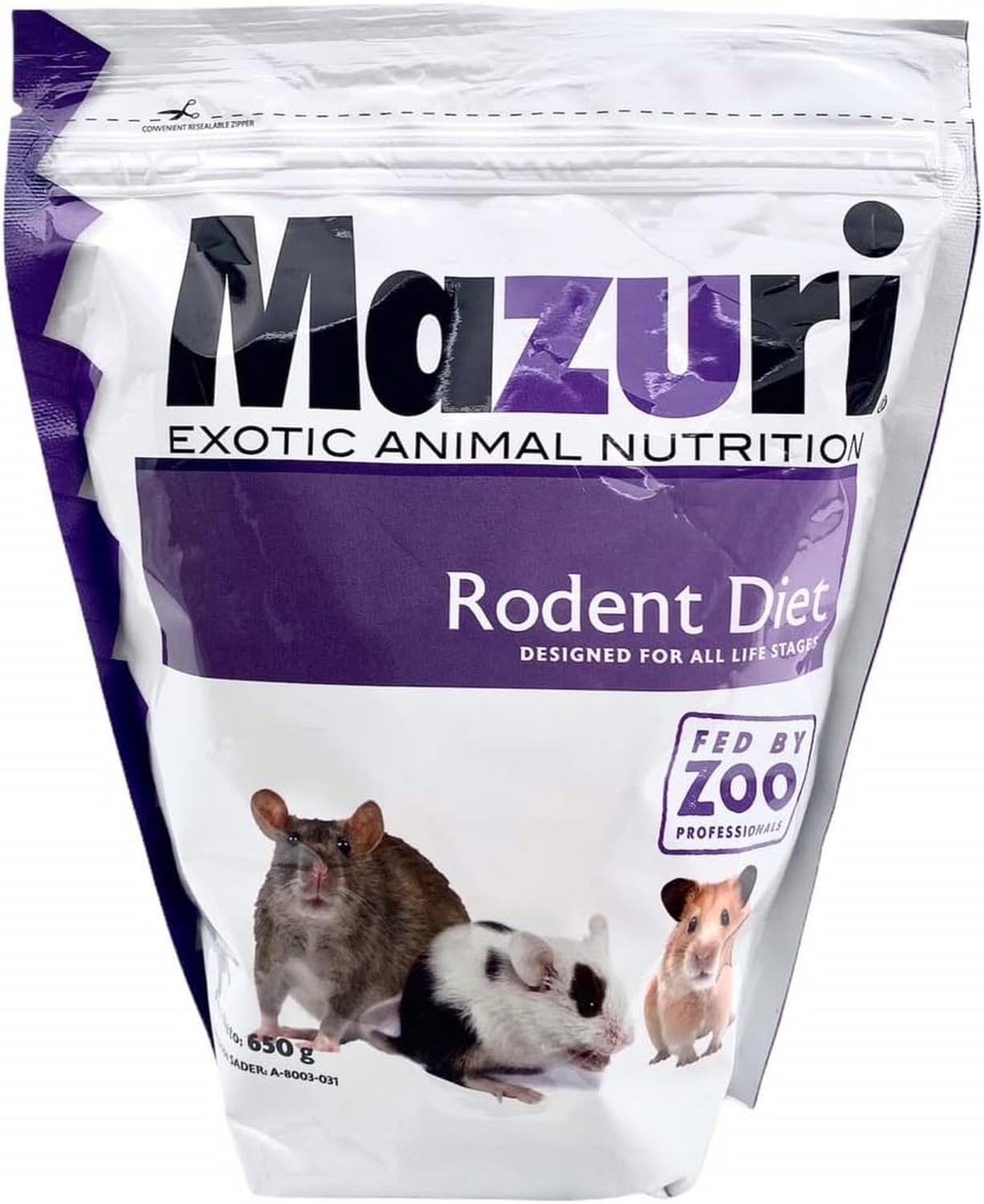 Alimento Mazuri dieta Ratón, Hamster, Gerbo o Rata 650 grs | G.Valkyria - imagen 1