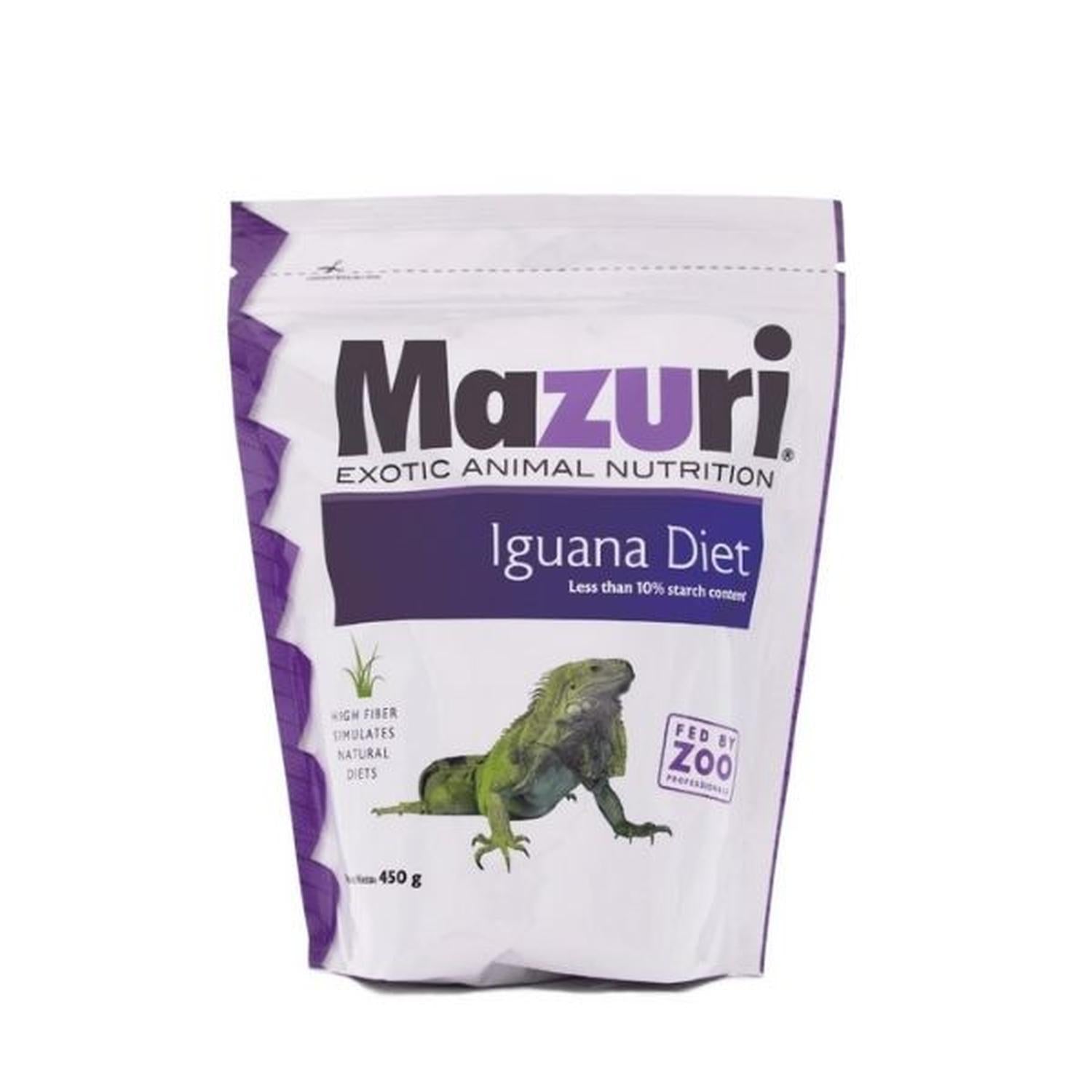Mazuri Alimento para Iguana Diet 450g alto en fibra | G.Valkyria - imagen 1