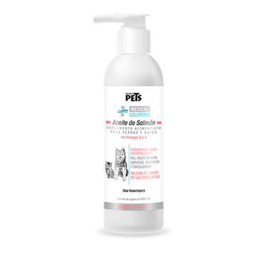 Medical Solutions Aceite de salmon para perro pelaje 490 ml | G.Valkyria