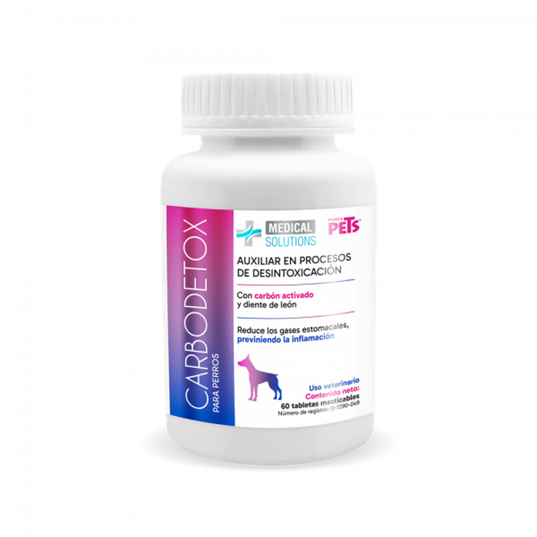 Medical Solutions CarboDetox tabletas carbón activado perros | G.Valkyria - imagen 1
