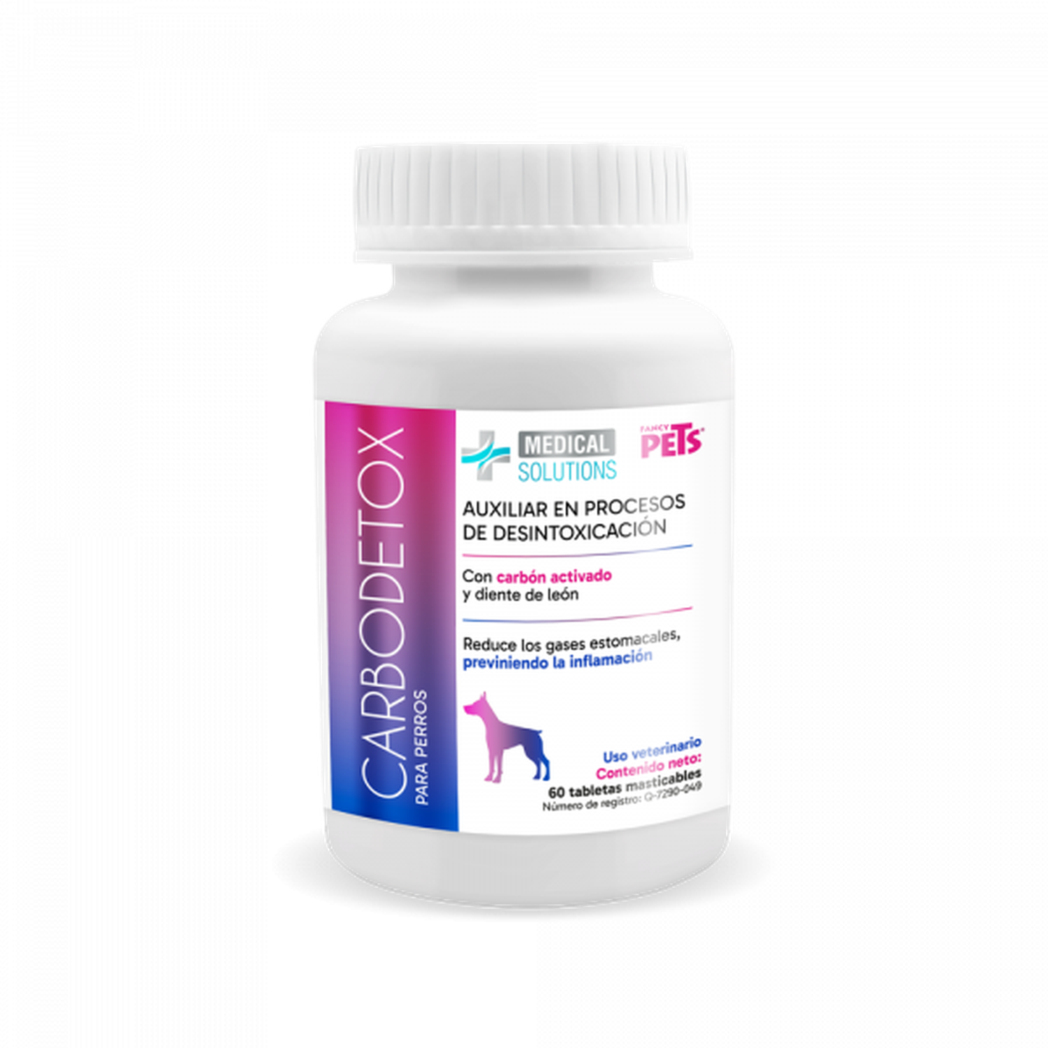 Medical Solutions CarboDetox tabletas carbón activado perros | G.Valkyria - imagen 1