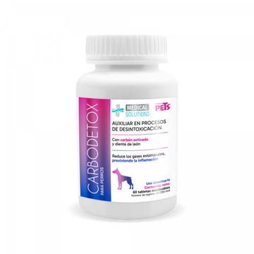 Medical Solutions CarboDetox tabletas carbón activado perros | G.Valkyria - imagen 1