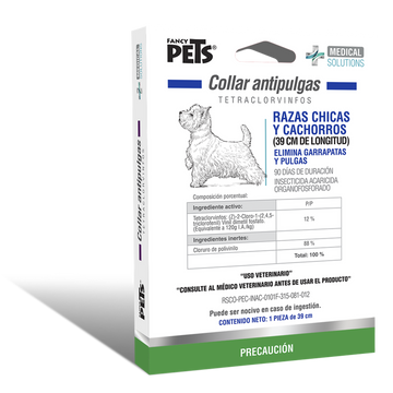 Medical Solutions Collar Antipulgas Para Cachorro Y Perro Chico | G.Valkyria - imagen 1