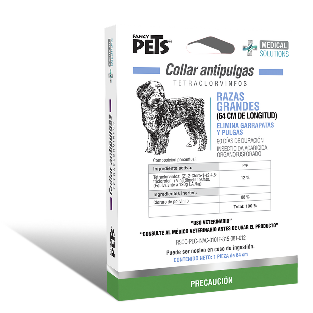 Medical Solutions Collar Antipulgas Para perro grande | G.Valkyria - imagen 1