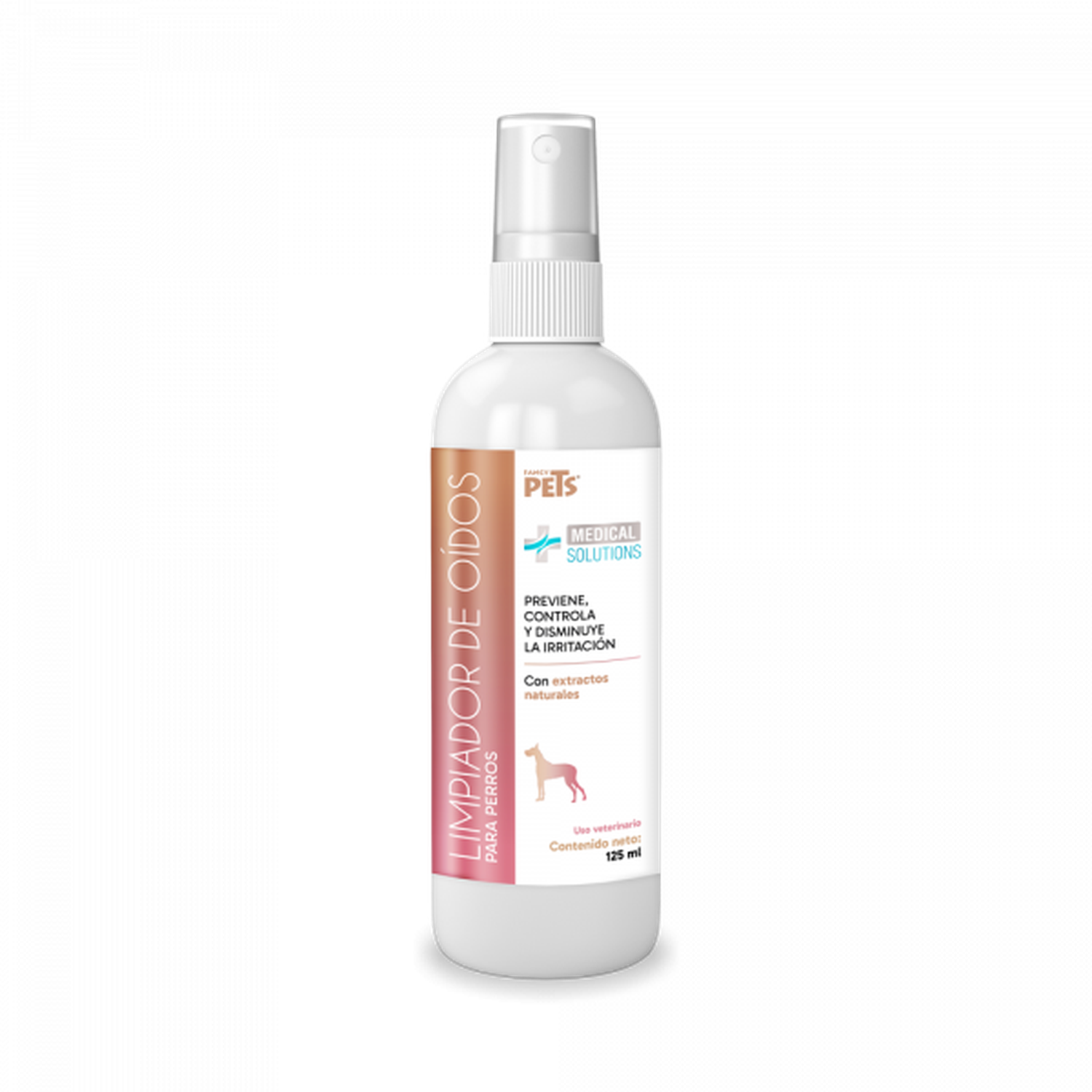 Limpiador de oidos perro contra irritación suciedad cerumen de Medical Solutions | G.Valkyria - imagen 1