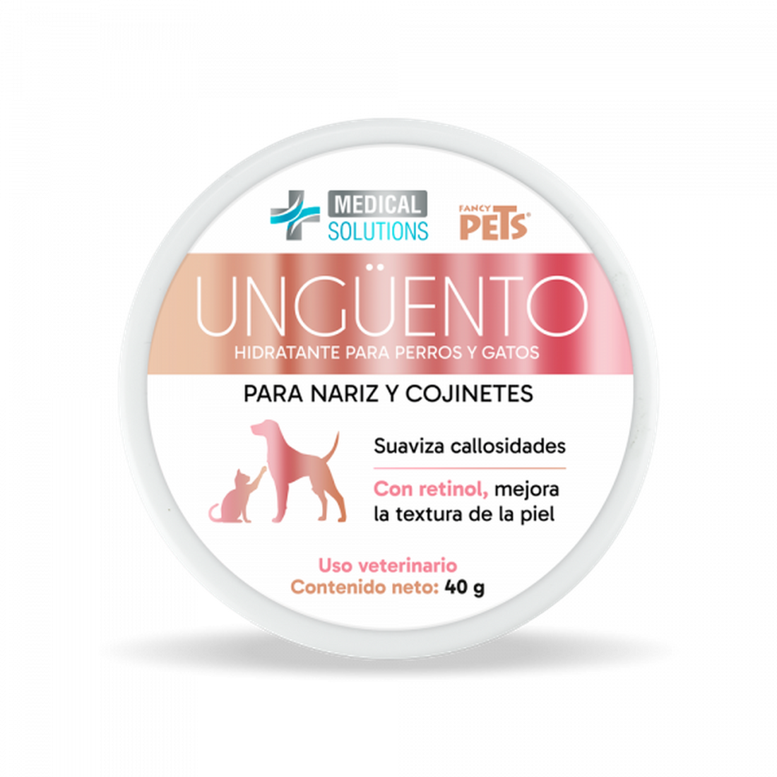 Ms Ungüento Hidratante Y Reparador Patas Y Nariz Perros 40g de Medical Solutions | G.Valkyria - imagen 1