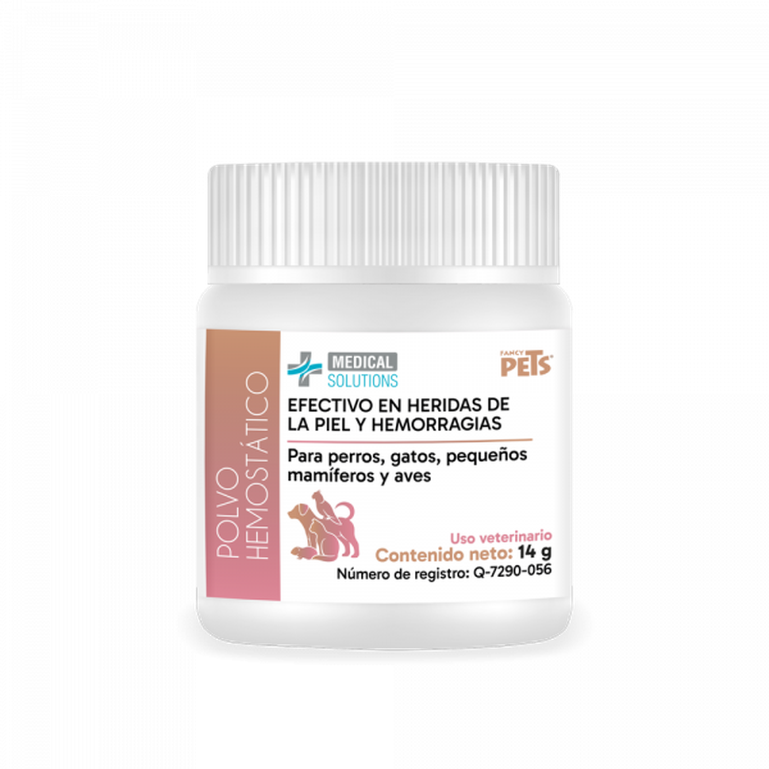 Medical Solutions Polvo heridas sangre Perros Gatos Roedores | G.Valkyria - imagen 1