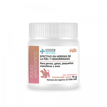 Medical Solutions Polvo heridas sangre Perros Gatos Roedores | G.Valkyria - imagen 1