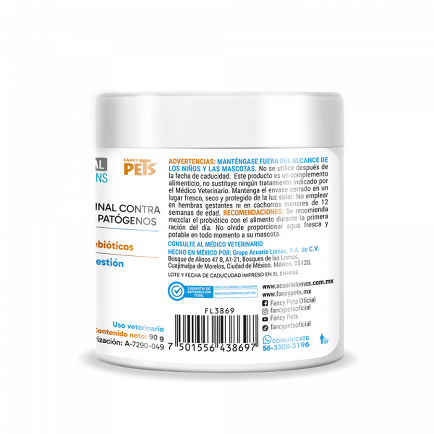 Probiotico Naturance Para Perros 90 Gramos de Medical Solutions | G.Valkyria - imagen 3