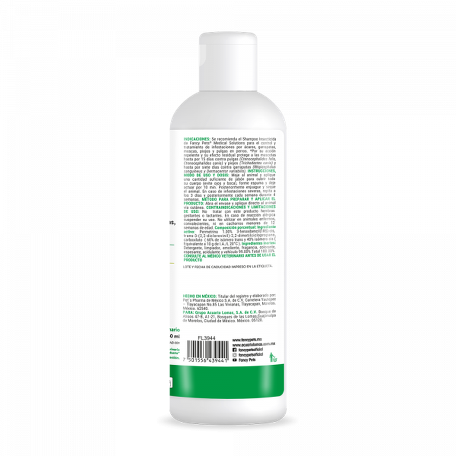 Medical Solutions Shampoo Insecticida 250Ml para perros | G.Valkyria - imagen 4