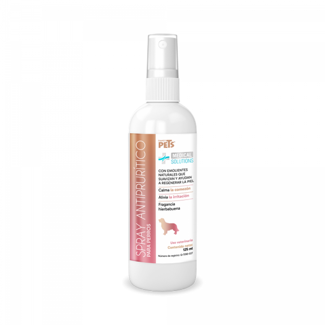 Spray Antipruritico Perros MS 125Ml irritaciones o picaduras de Medical Solutions | G.Valkyria - imagen 1