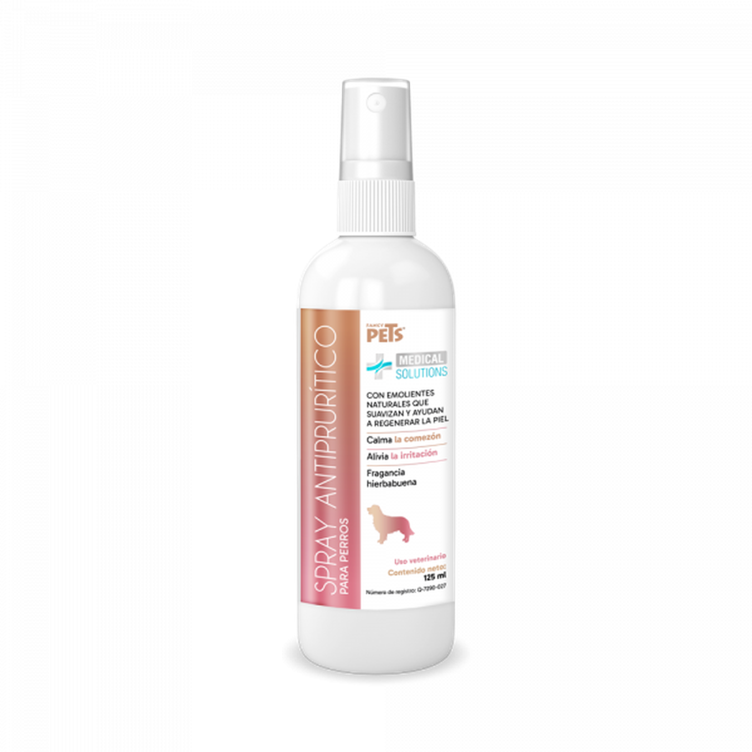 Spray Antipruritico Perros MS 125Ml irritaciones o picaduras de Medical Solutions | G.Valkyria - imagen 1