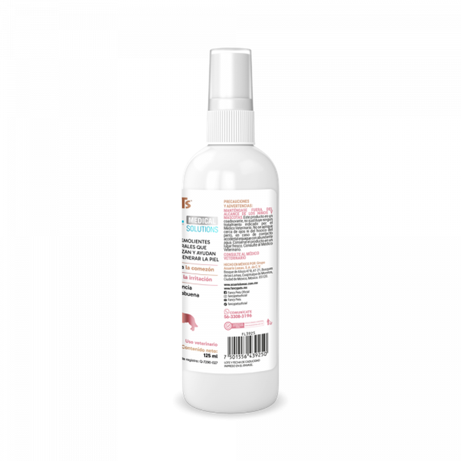 Spray Antipruritico Perros MS 125Ml irritaciones o picaduras de Medical Solutions | G.Valkyria - imagen 2