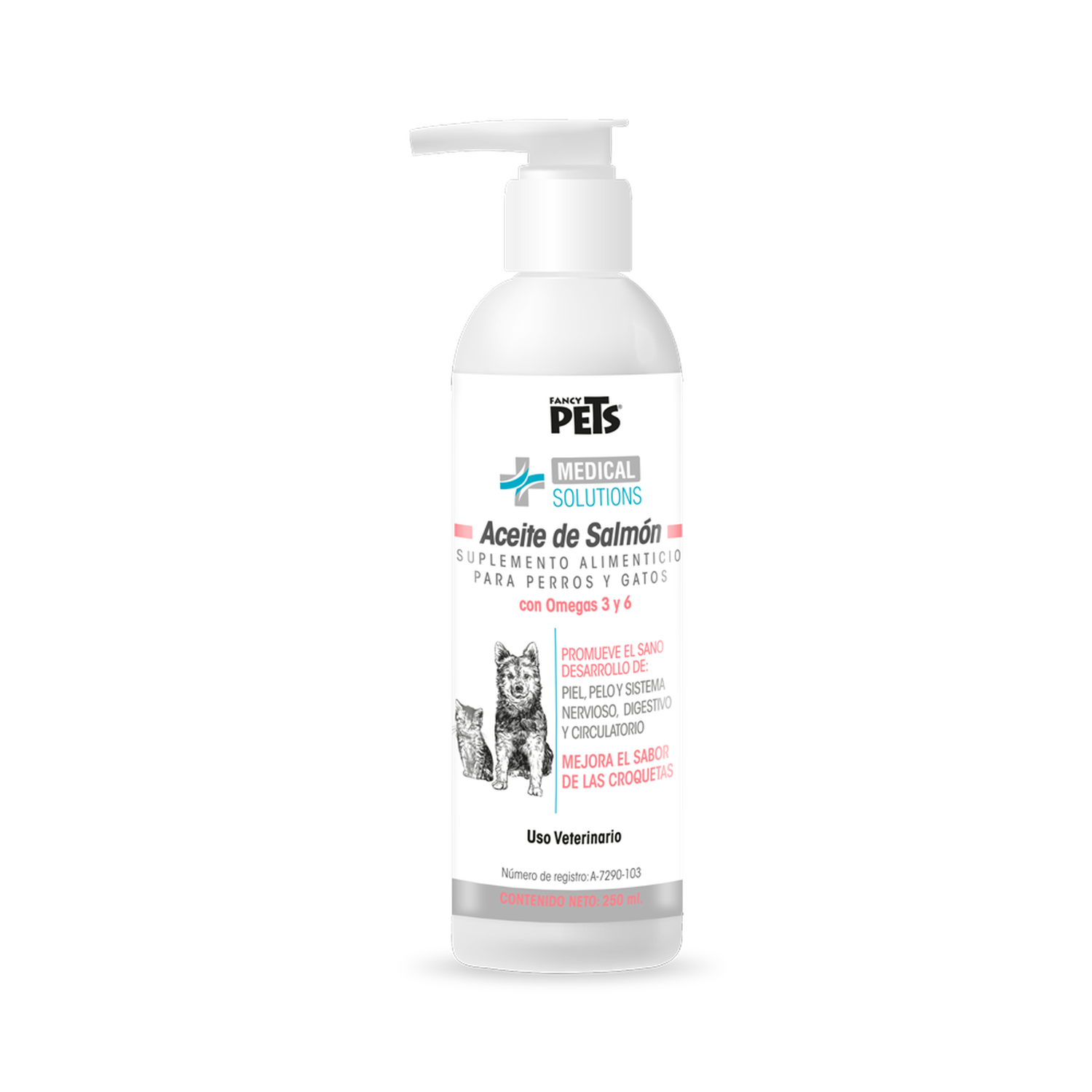 Medical Solutions suplemento para perros aceite de salmón | G.Valkyria - imagen 1