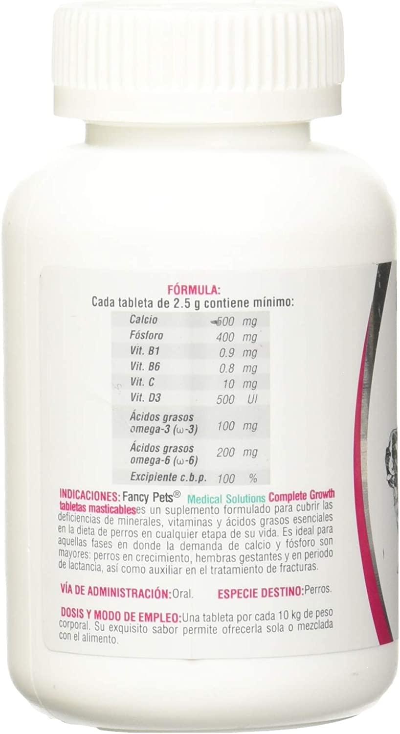 Tabletas Masticables Para Perros aporte Calcio 60 Tab Growth de Medical Solutions | G.Valkyria - imagen 1