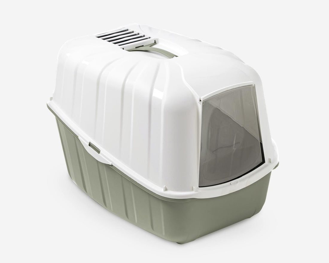Arenero Con Tapa Y Puerta Para Gatos Filtro De Olores Y Pala de MPS | G.Valkyria - imagen 1