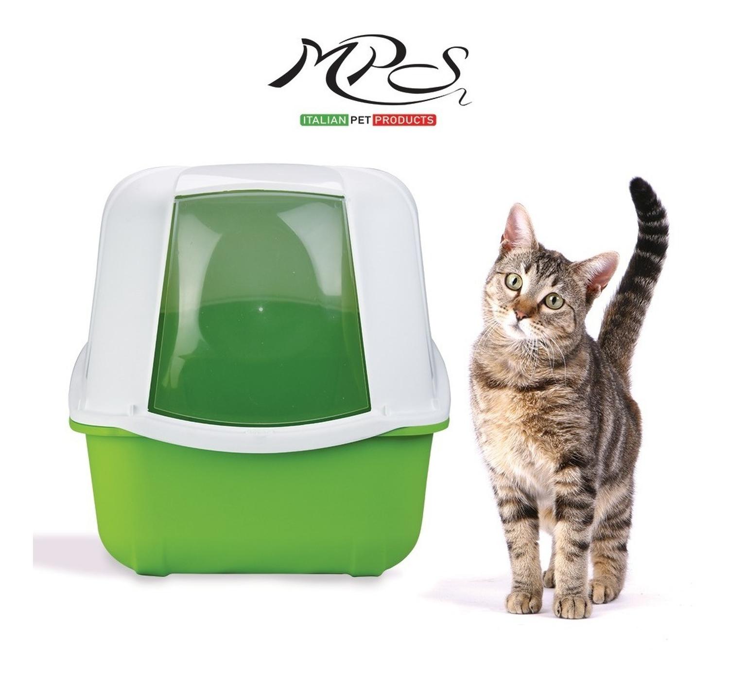 Arenero Con Tapa Y Puerta Para Gatos Filtro De Olores Y Pala de MPS | G.Valkyria - imagen 14