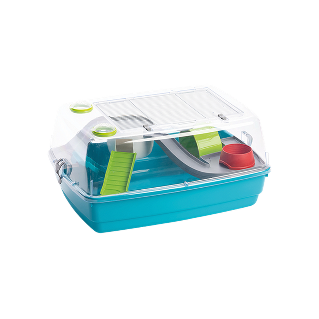 MPS jaula habitat hamster Bernie Deluxe color Azul equipada | G.Valkyria