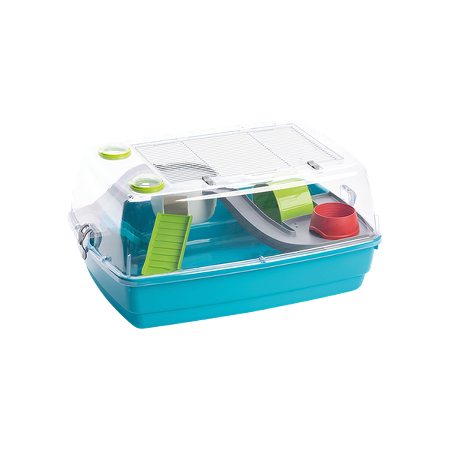 MPS jaula habitat hamster Bernie Deluxe color Azul equipada | G.Valkyria