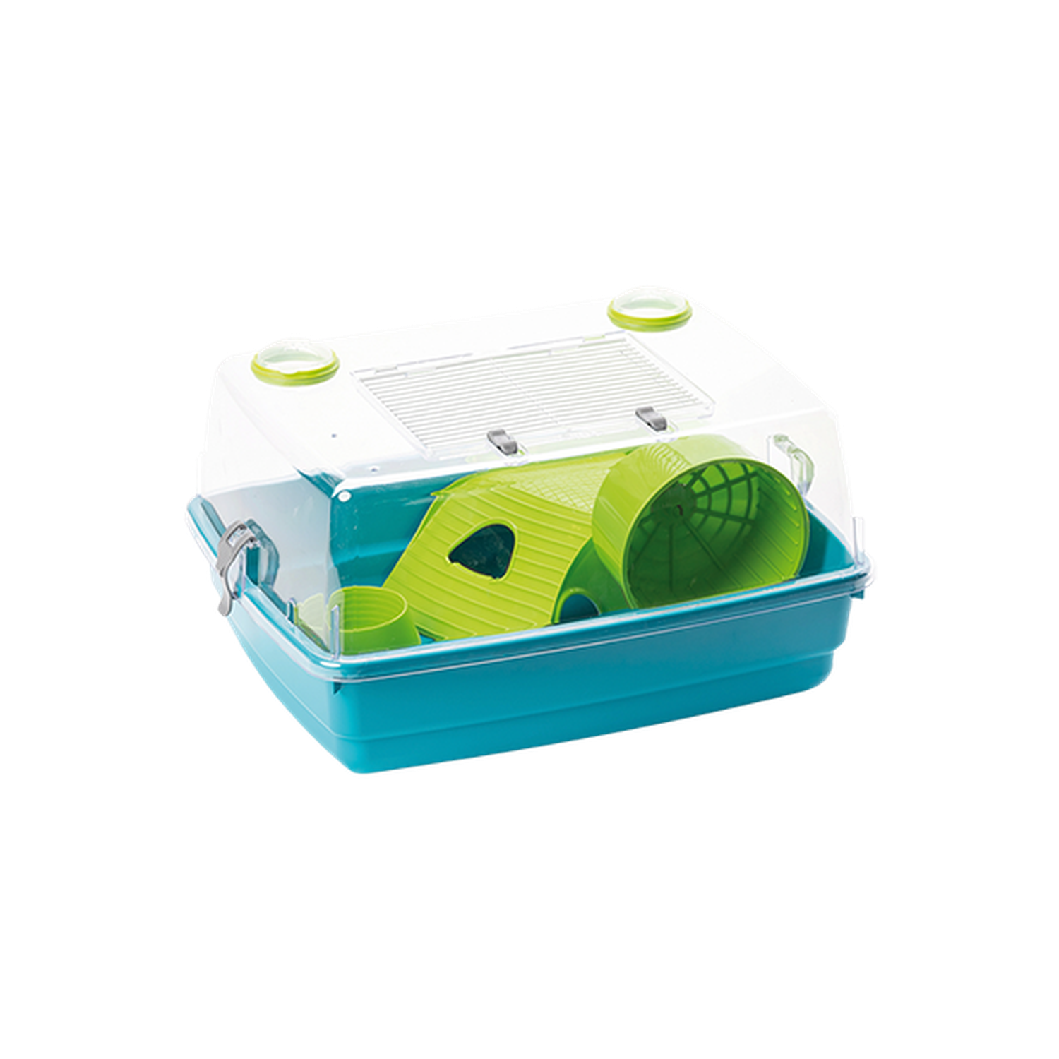 MPS jaula habitat hamster Junior Deluxe color Azul equipada | G.Valkyria