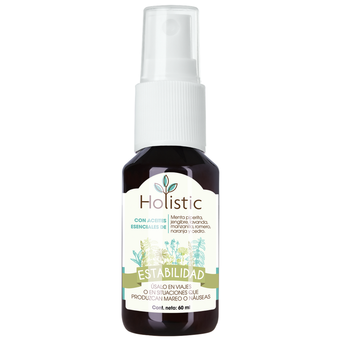 Naturance Holistic Aromaterapia perros frasco 60ml estabilidad | G.Valkyria - imagen 1