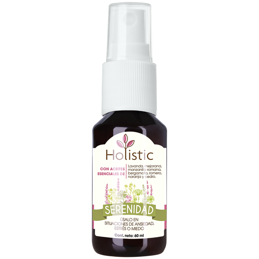 Naturance Holistic Aromaterapia perros frasco 60ml serenidad | G.Valkyria - imagen 1