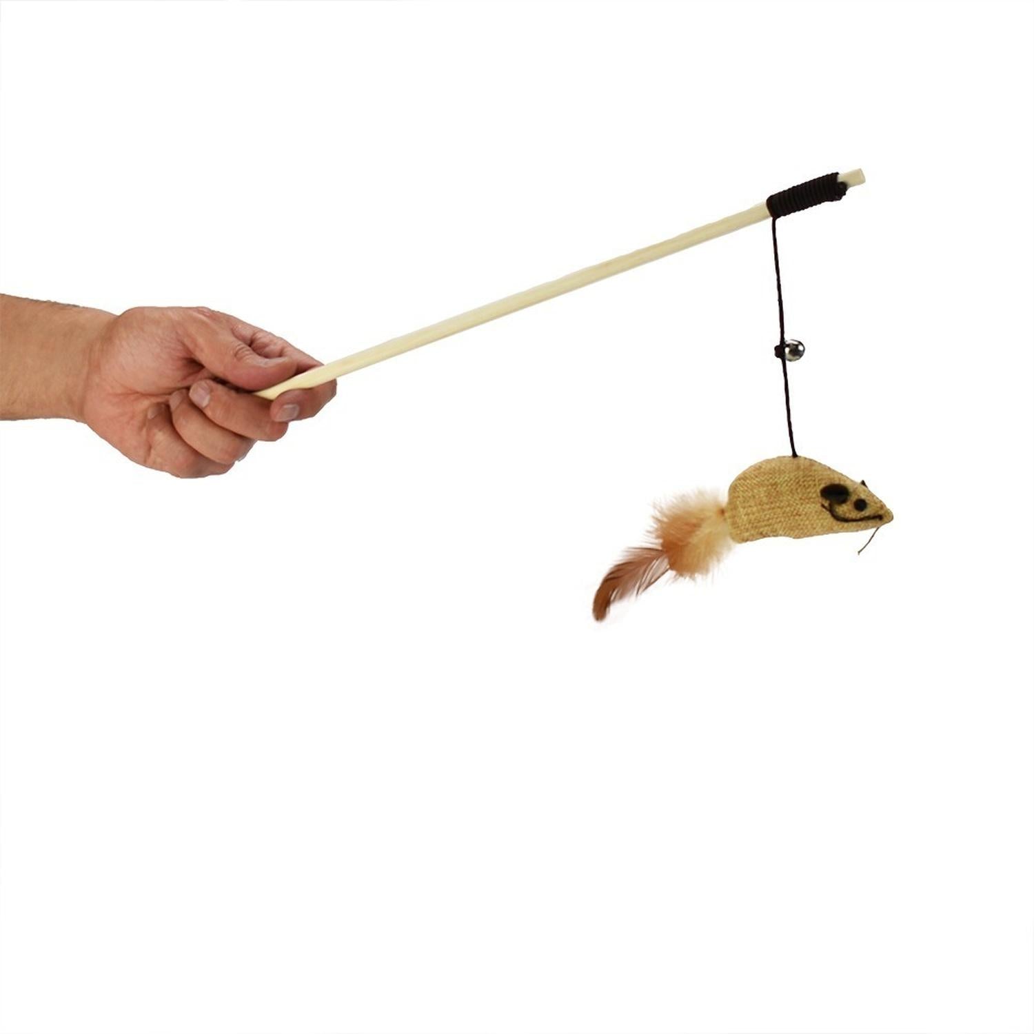 Naturance Juguete Ecologico Para Gato Varita modelo Plumas 1 | G.Valkyria - imagen 3