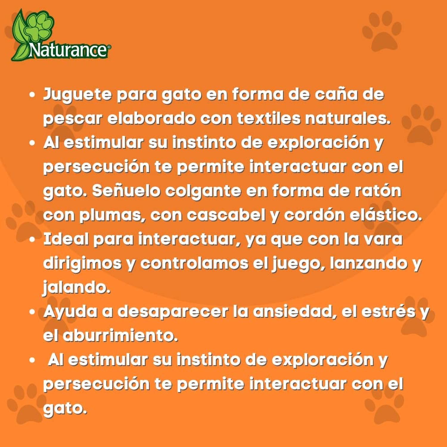 Naturance Juguete Ecologico Para Gato Varita modelo Plumas 1 | G.Valkyria - imagen 5