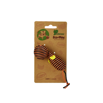 Naturance Juguete para gatos Bola Y Raton Ecoplay ecologico | G.Valkyria - imagen 1