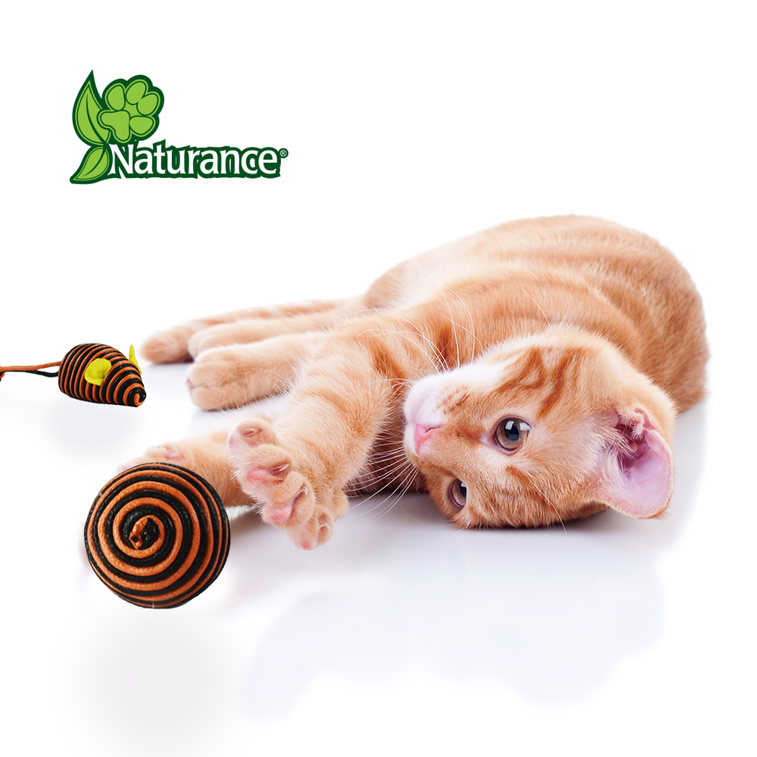 Naturance Juguete para gatos Bola Y Raton Ecoplay ecologico | G.Valkyria - imagen 3