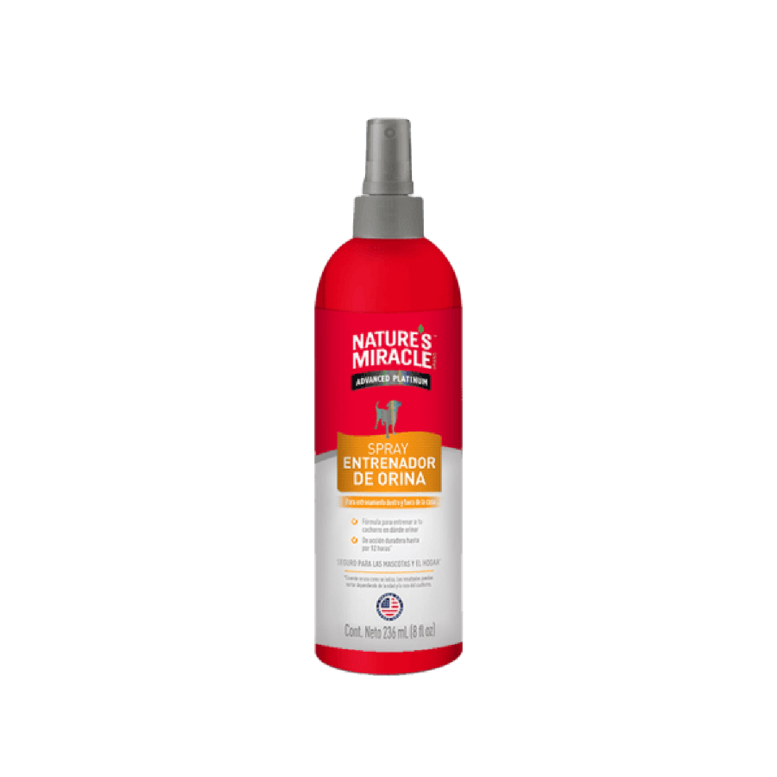 Nature's Miracle Atrayente Spray Entrenador Orina Perro 236ml | G.Valkyria