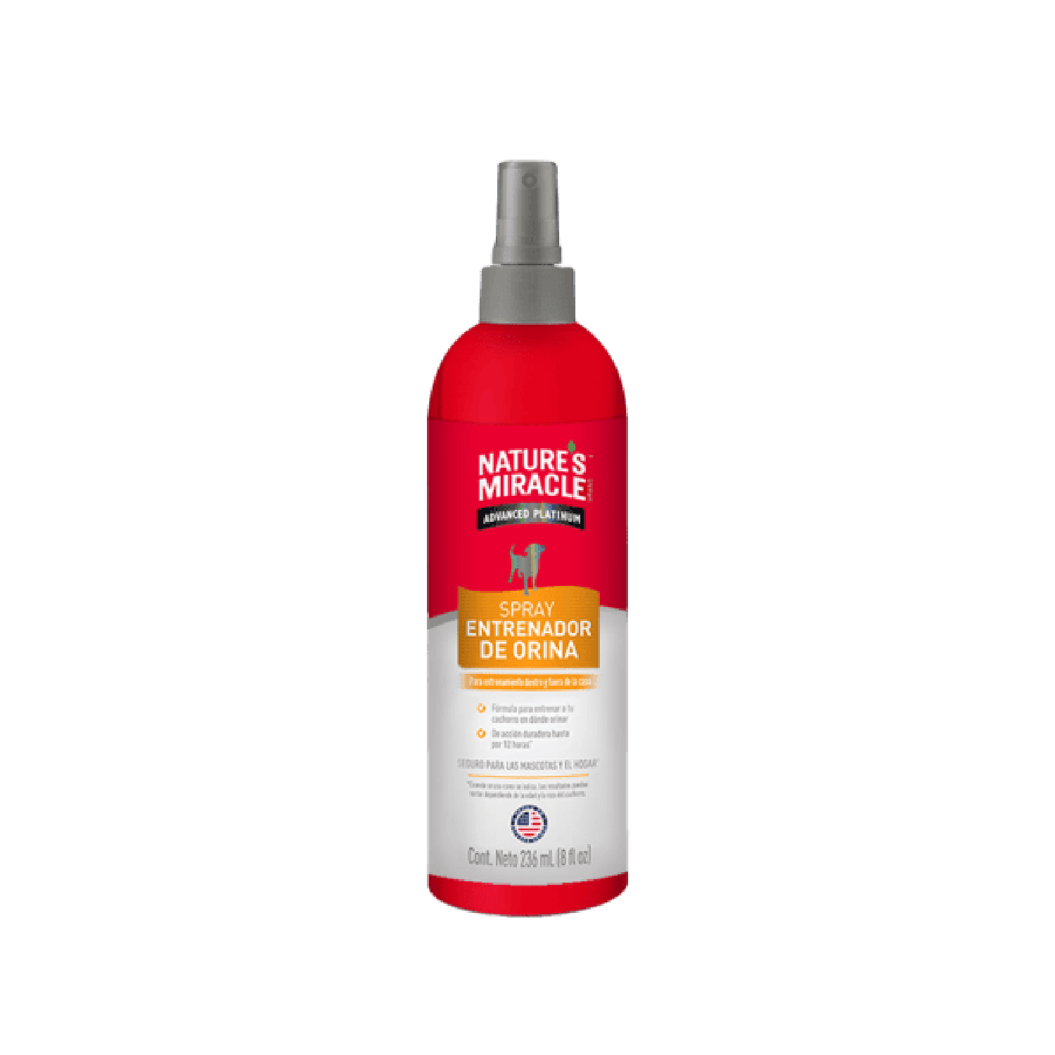 Nature's Miracle Atrayente Spray Entrenador Orina Perro 236ml | G.Valkyria