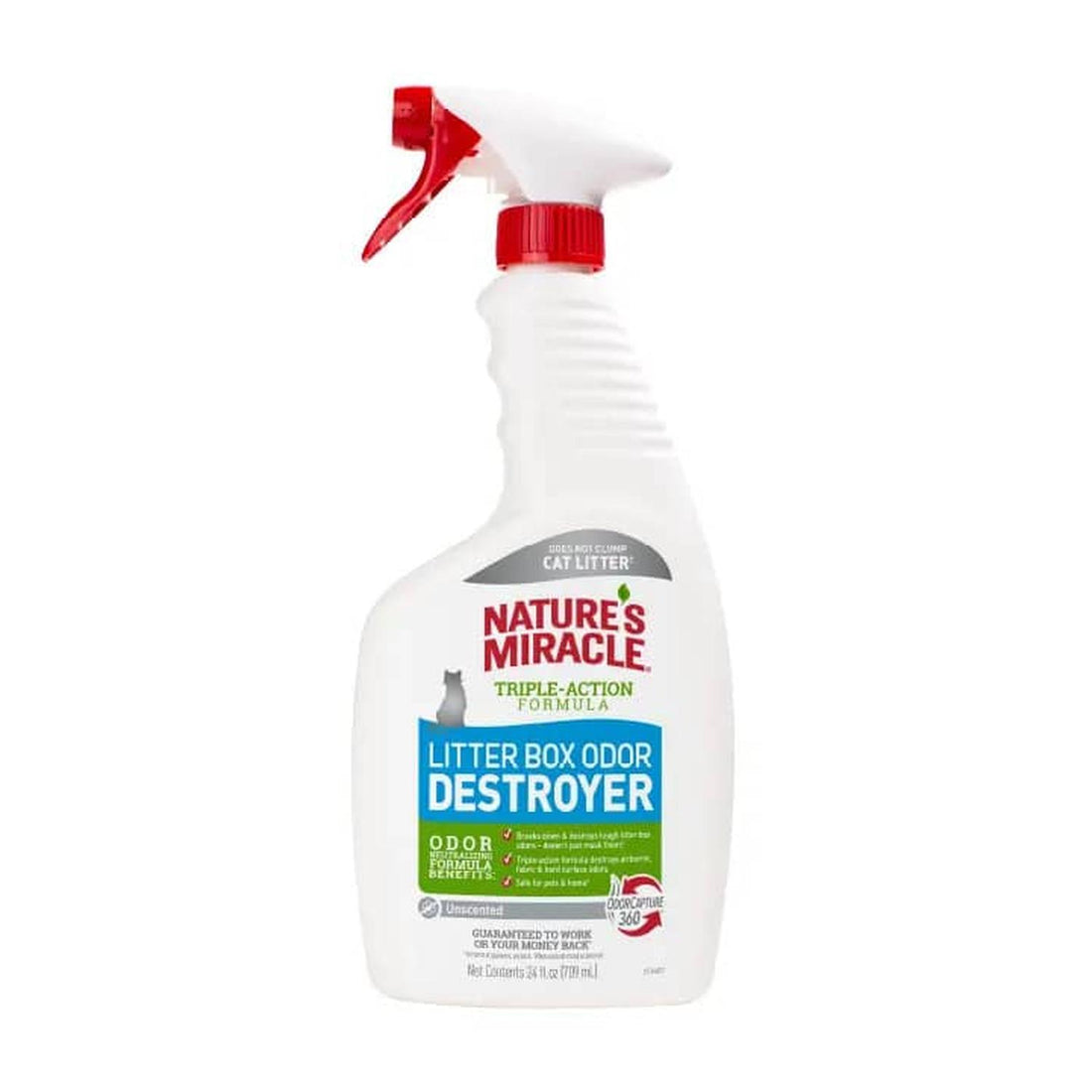 Nature's Miracle Destructor de olores para areneros 709ml | G.Valkyria - imagen 1