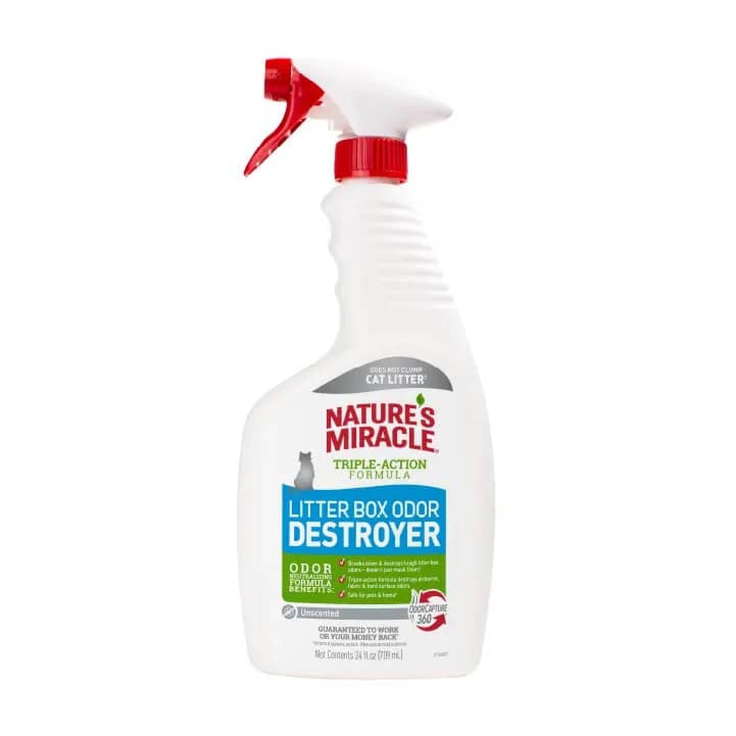 Nature's Miracle Destructor de olores para areneros 709ml | G.Valkyria - imagen 1