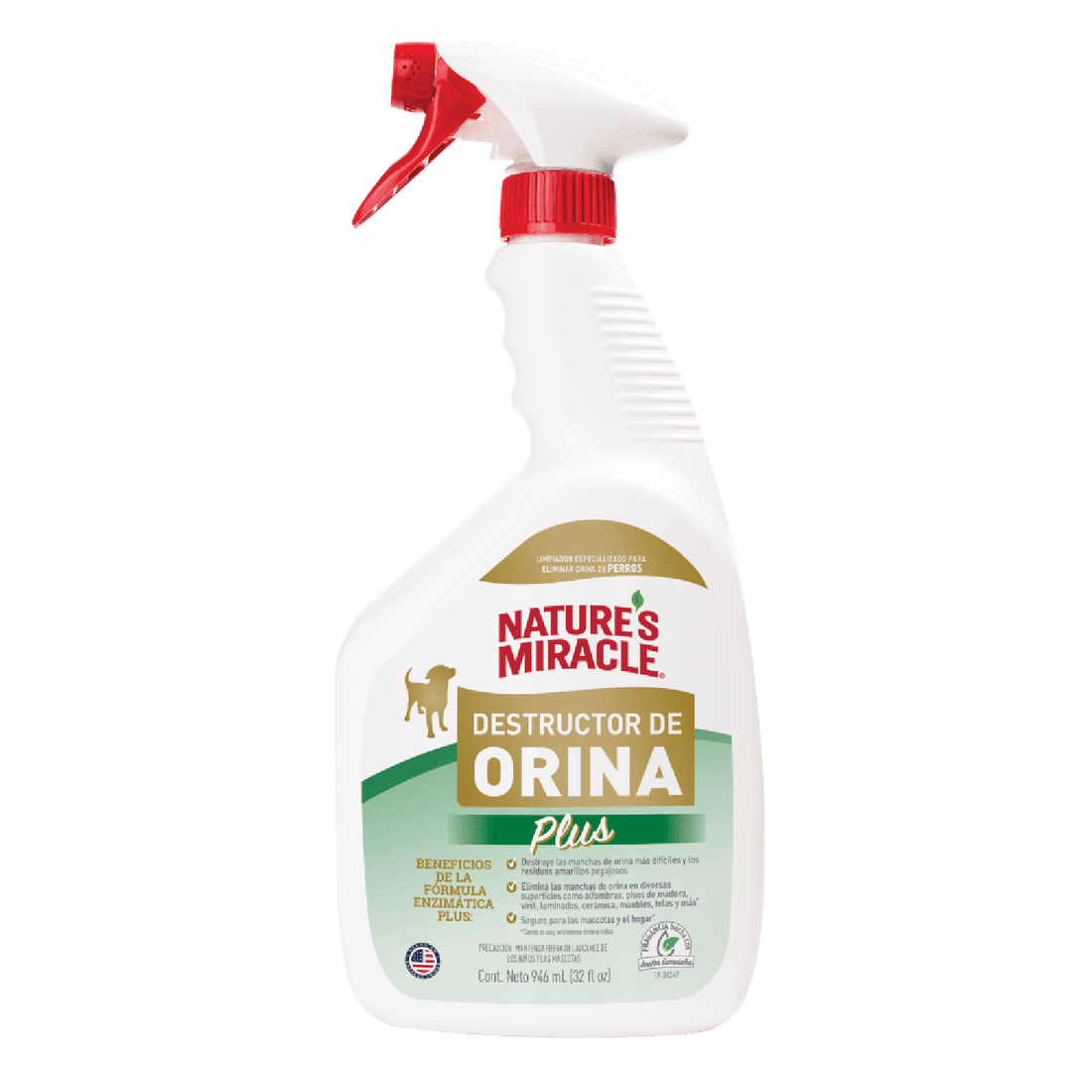 Nature's Miracle Destructor De Orina Plus Perro 946 Ml | G.Valkyria - imagen 1