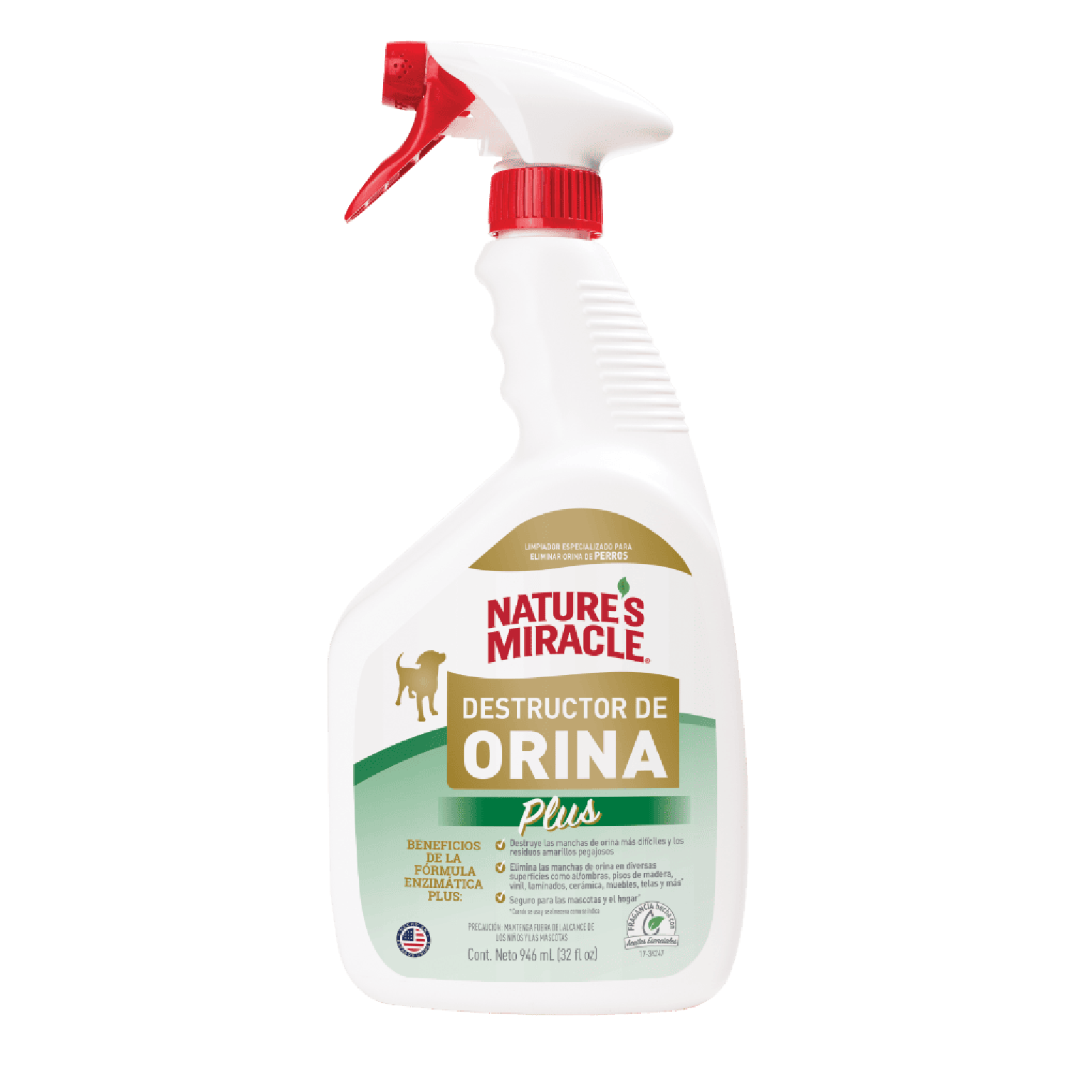 Nature's Miracle Destructor De Orina Plus Perro 946 Ml | G.Valkyria - imagen 1