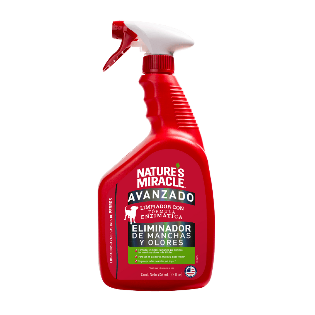 Nature's Miracle Eliminador Manchas Y Olores Dificiles 946Ml | G.Valkyria - imagen 1