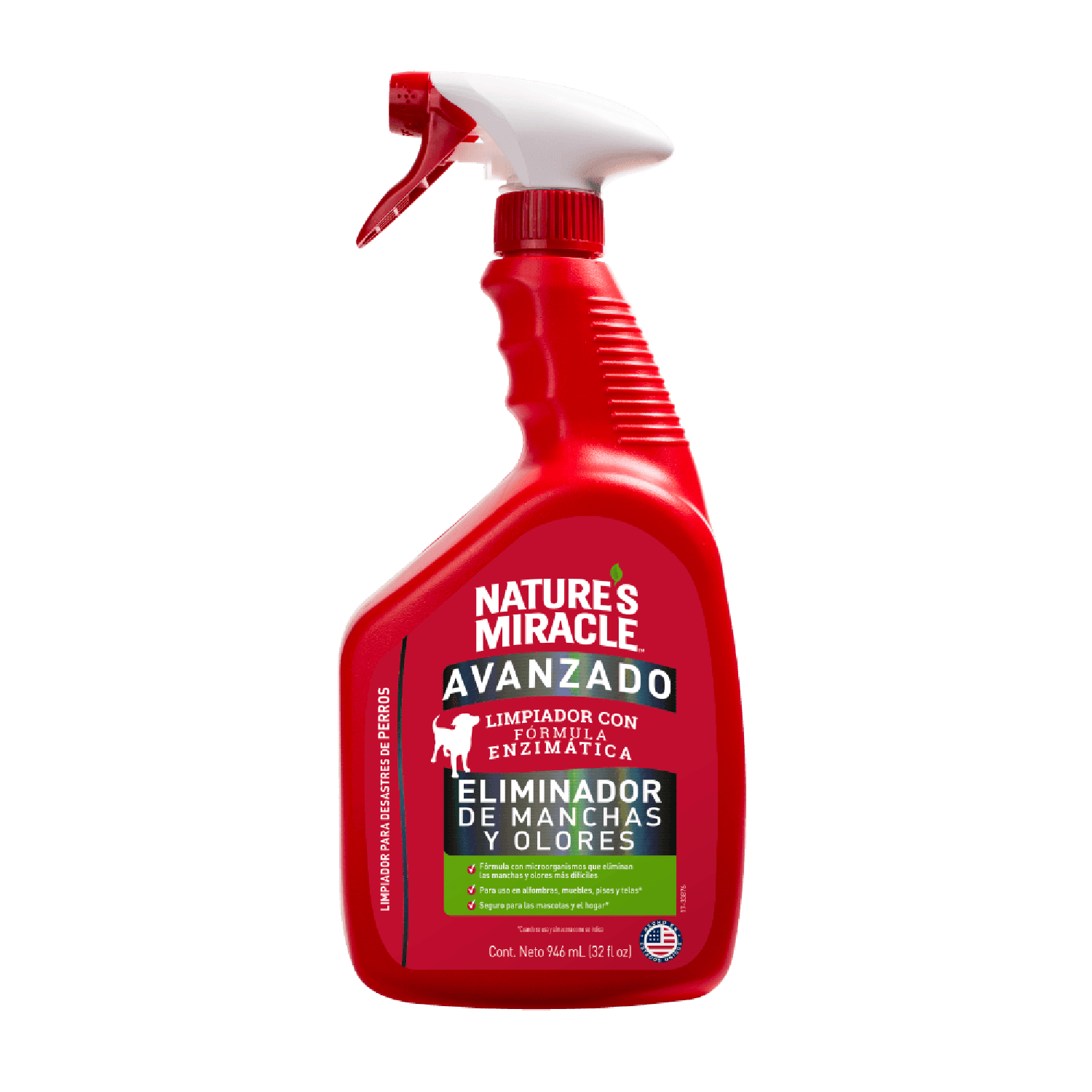 Nature's Miracle Eliminador Manchas Y Olores Dificiles 946Ml | G.Valkyria - imagen 1