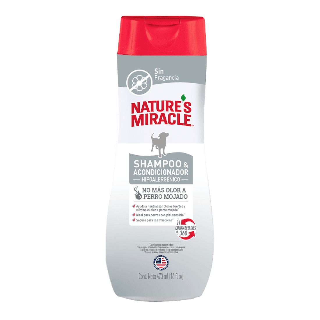 Nature's Miracle Shampoo Hipoalergenico para Perro 473ml | G.Valkyria