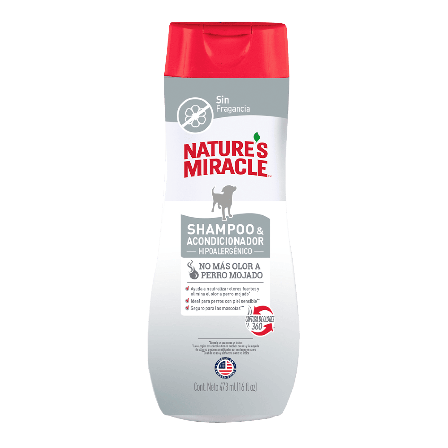 Nature's Miracle Shampoo Hipoalergenico para Perro 473ml | G.Valkyria