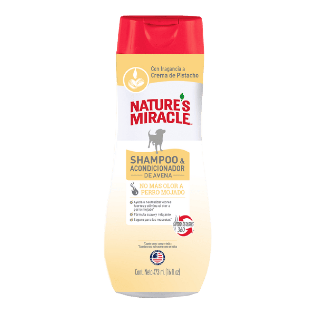 Nature's Miracle Shampoo para perros Avena/Pistache 473ml | G.Valkyria