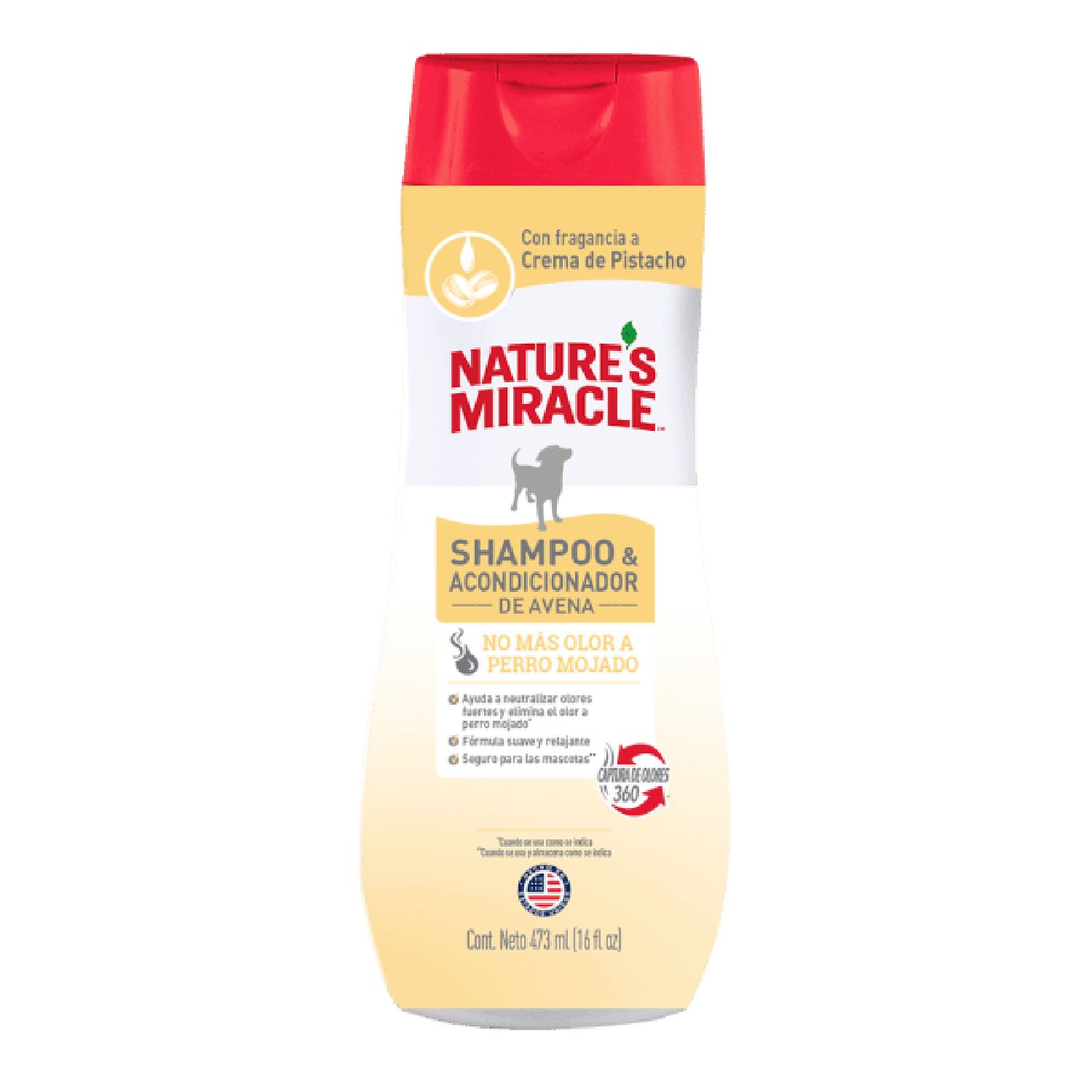 Nature's Miracle Shampoo para perros Avena/Pistache 473ml | G.Valkyria