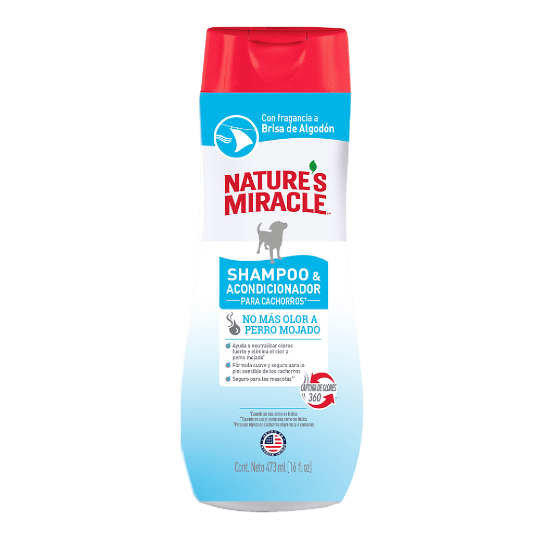 Nature's Miracle Shampoo y Acondicionador Cachorros 473ml | G.Valkyria