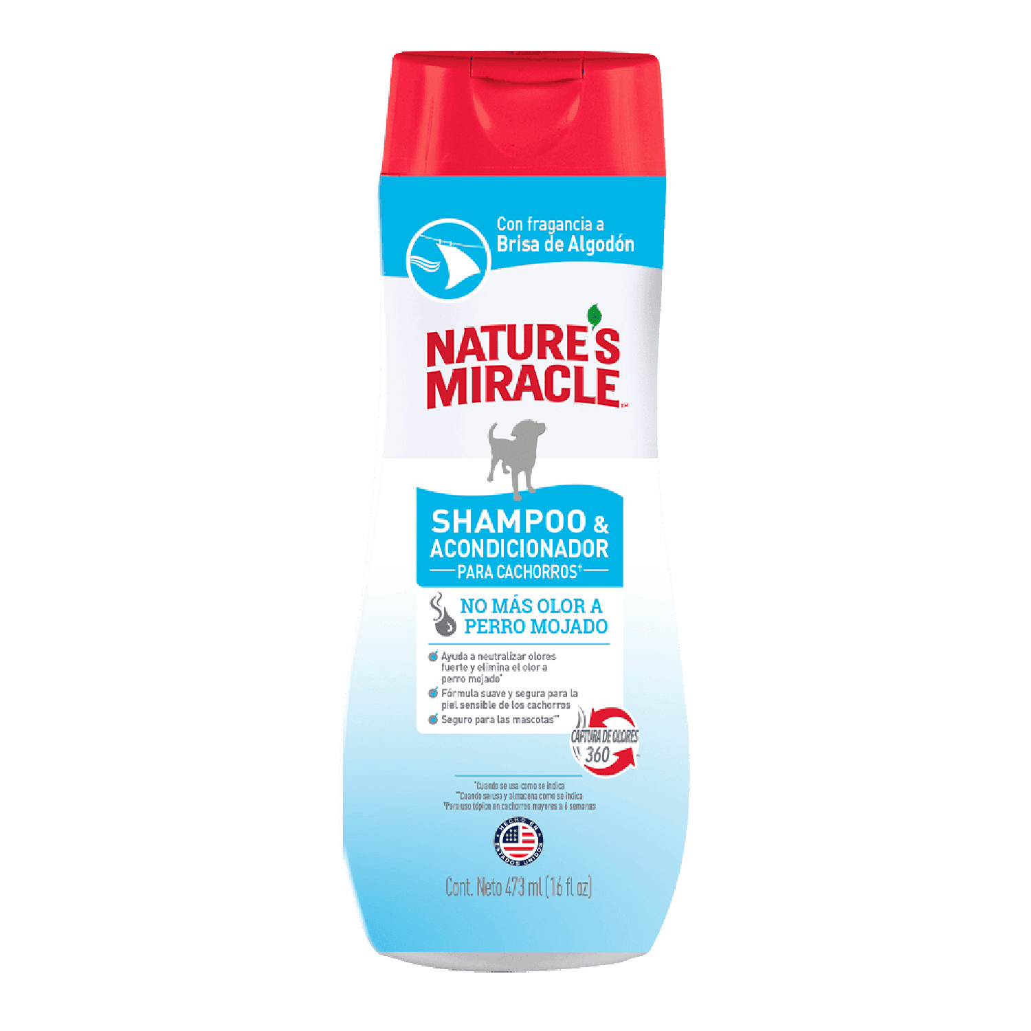 Nature's Miracle Shampoo y Acondicionador Cachorros 473ml | G.Valkyria