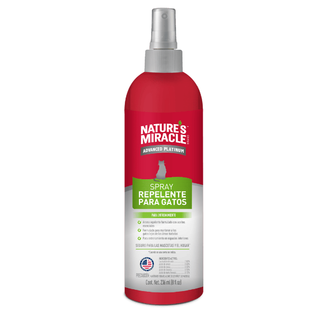 Nature's Miracle Spray Repelente para Gato Advanced 236Ml | G.Valkyria - imagen 1