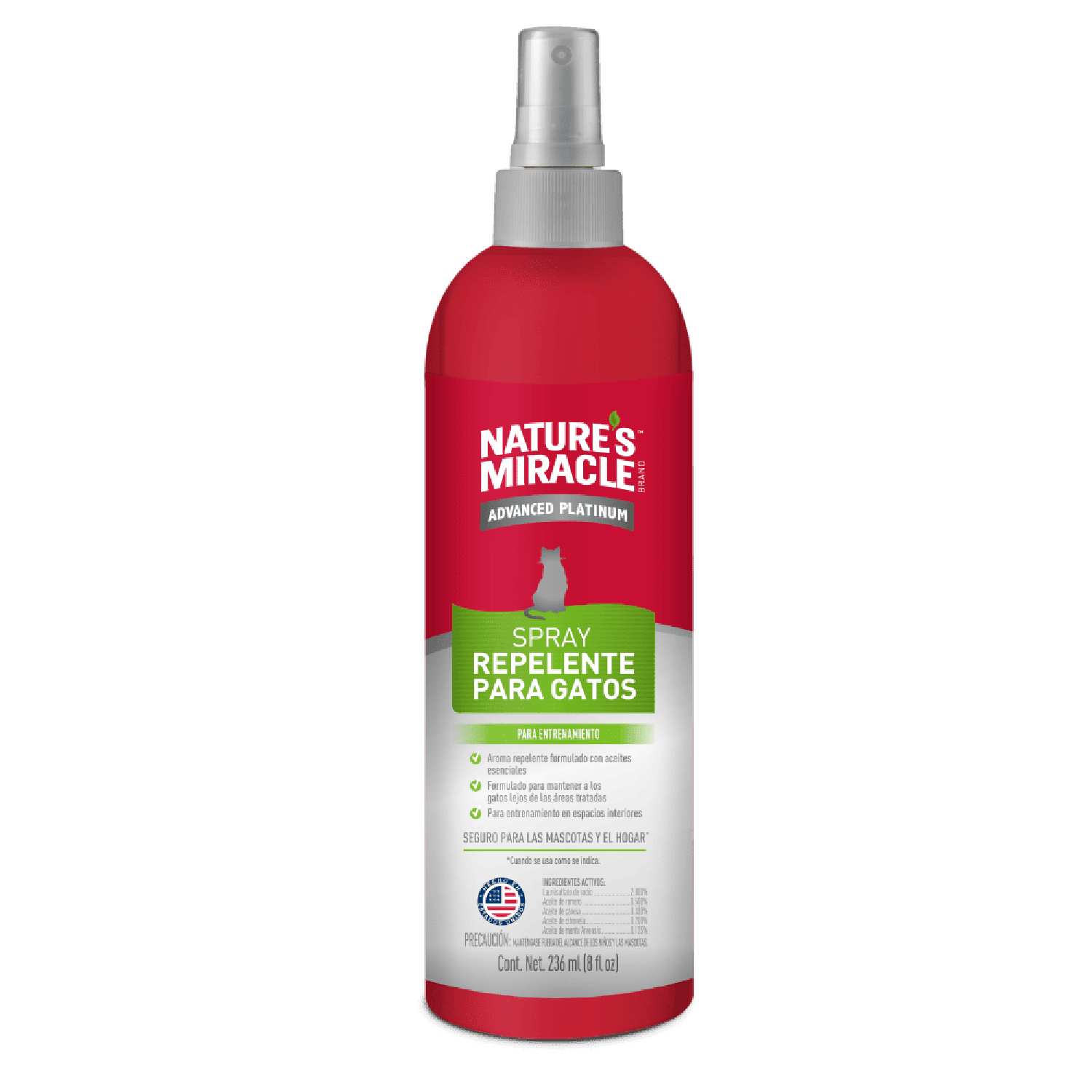Nature's Miracle Spray Repelente para Gato Advanced 236Ml | G.Valkyria - imagen 1